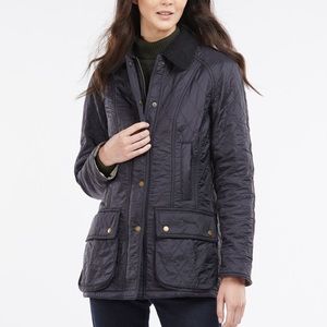 Barbour beadnell polarquilt jacket in size 2